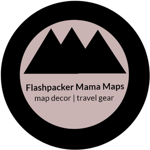 Flashpacker Mama Maps logo