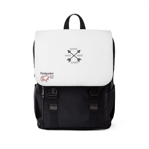 Black and White Shoulder Backpack 